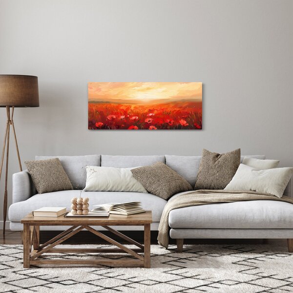 Kép - Mező pipacsok (120x50 cm)
