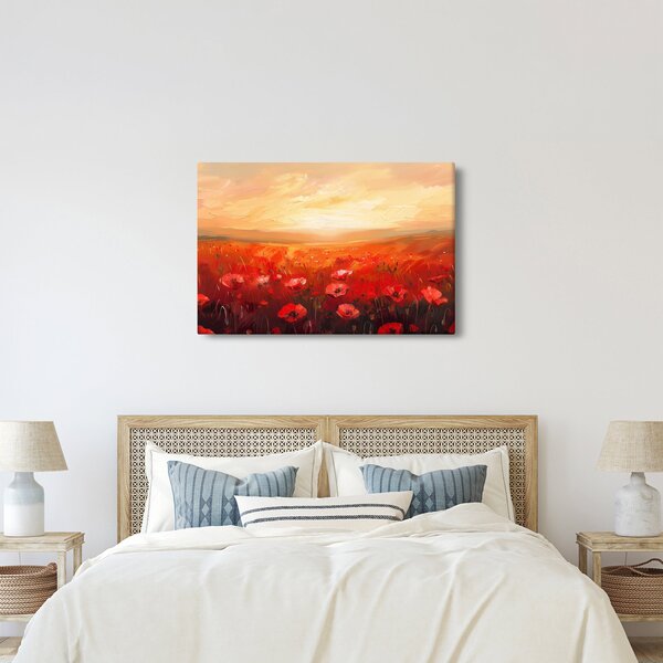 Kép - Mező pipacsok (90x60 cm)