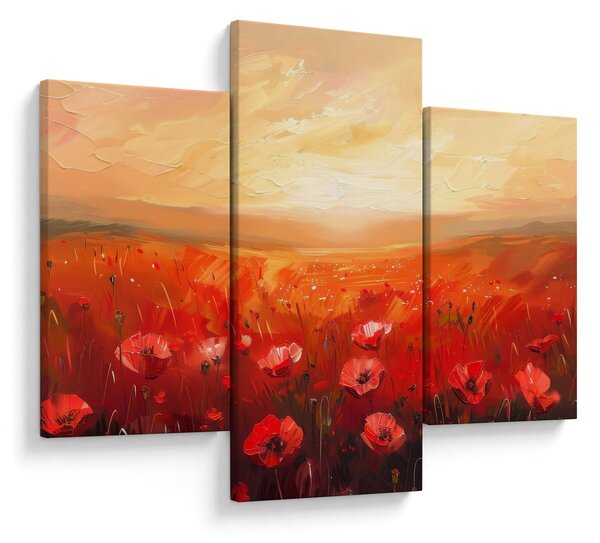 Kép - Mező pipacsok (90x60 cm)