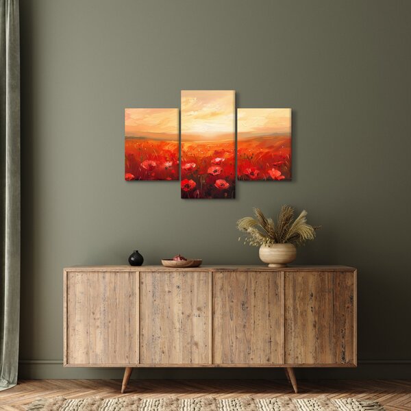 Kép - Mező pipacsok (90x60 cm)