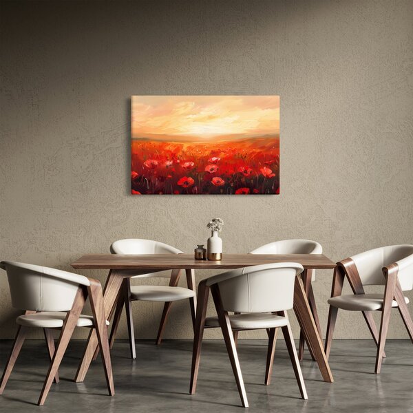 Kép - Mező pipacsok (90x60 cm)