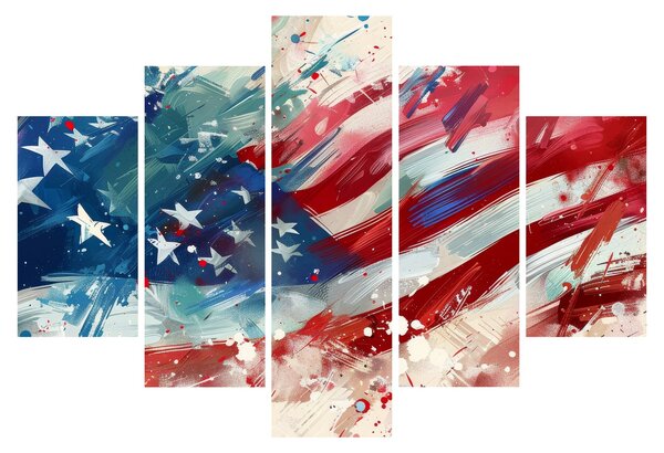 Kép - Az USA zászlaja (150x105 cm)