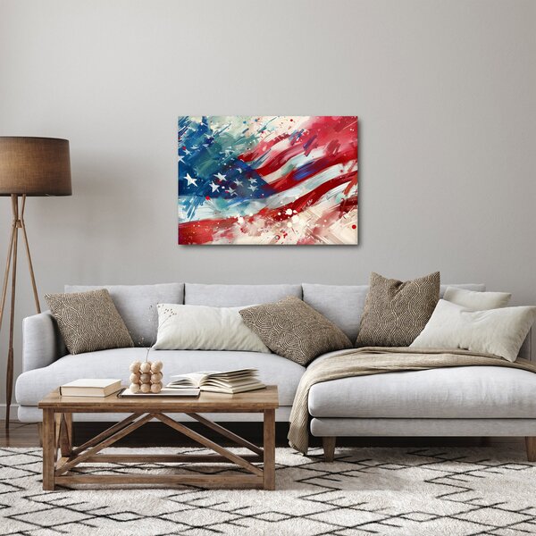 Kép - Az USA zászlaja (70x50 cm)