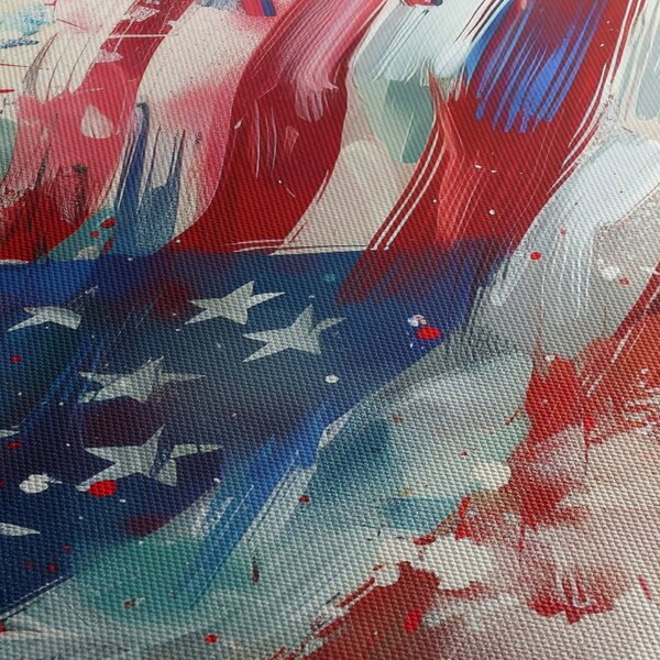 Kép - Az USA zászlaja (70x50 cm)