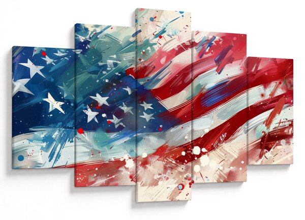 Kép - Az USA zászlaja (150x105 cm)