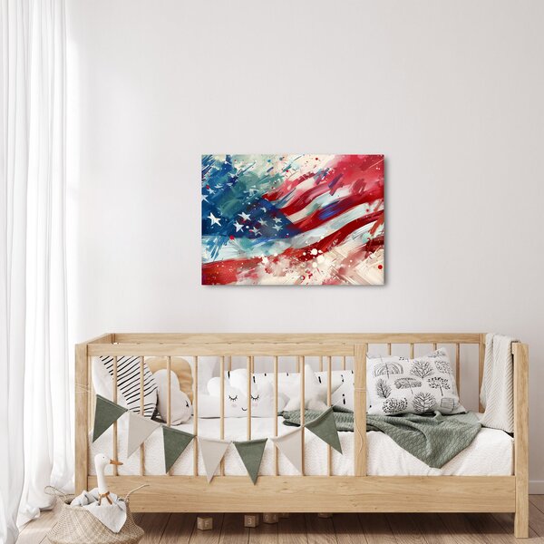 Kép - Az USA zászlaja (70x50 cm)
