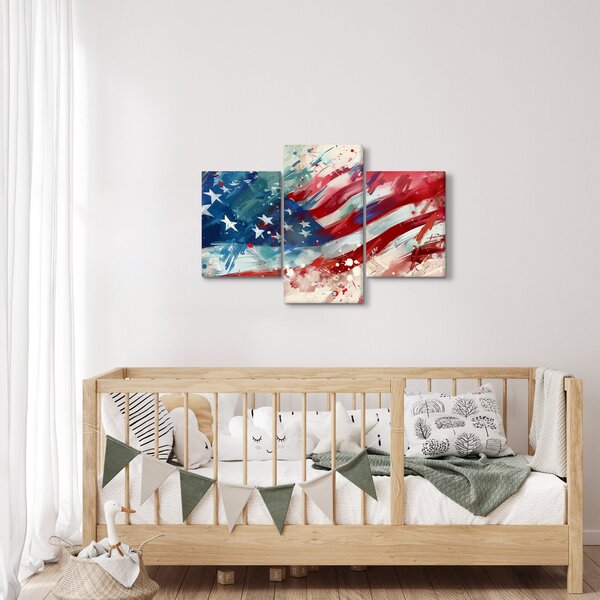 Kép - Az USA zászlaja (90x60 cm)