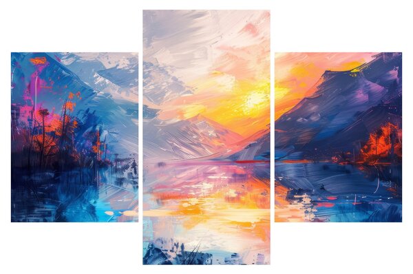 Kép - Tájképfestészet (90x60 cm)
