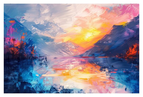 Kép - Tájképfestészet (90x60 cm)