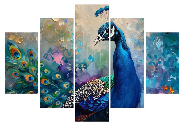 Kép - Festmény egy páva (150x105 cm)