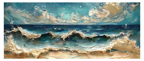Kép - A tenger festése (120x50 cm)