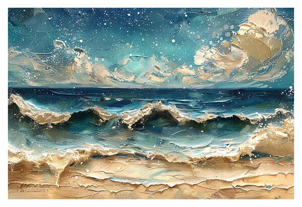 Kép - A tenger festése (90x60 cm)