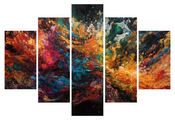Kép - Színes absztrakció II. (150x105 cm)