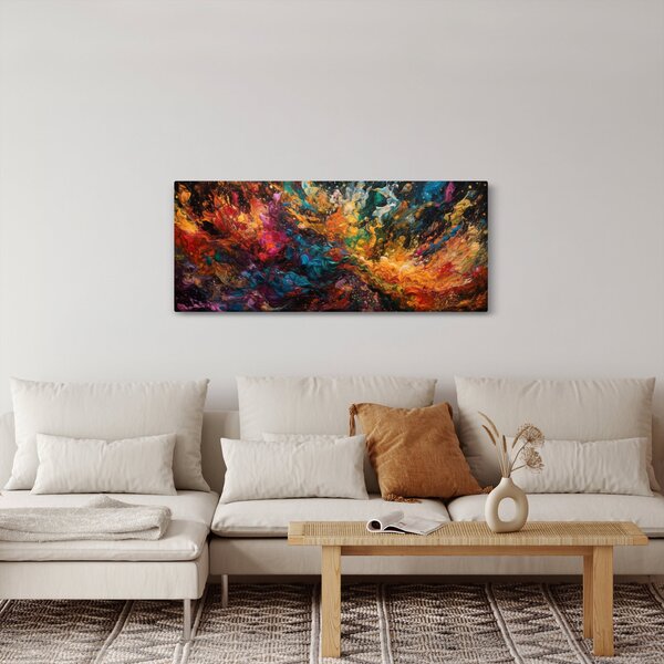 Kép - Színes absztrakció II. (120x50 cm)