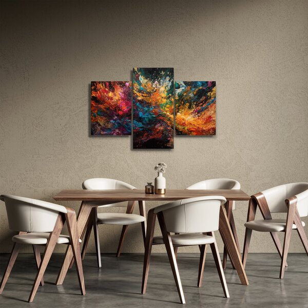 Kép - Színes absztrakció II. (90x60 cm)