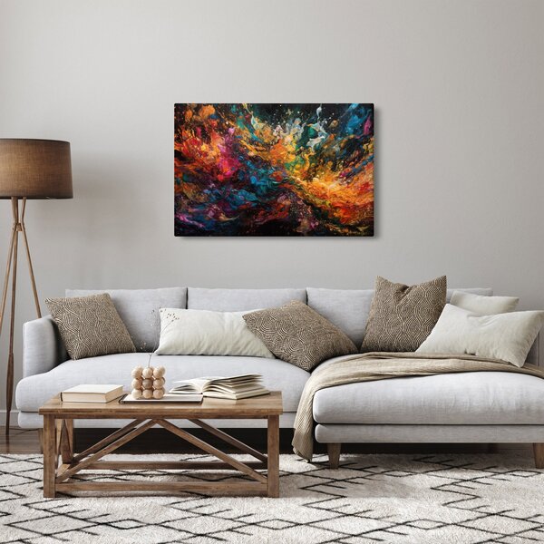 Kép - Színes absztrakció II. (90x60 cm)