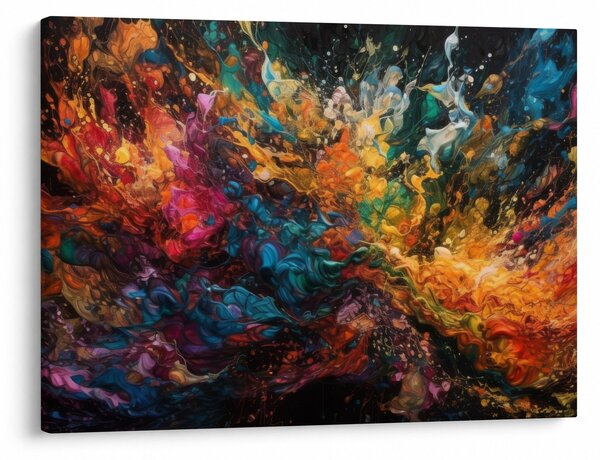 Kép - Színes absztrakció II. (70x50 cm)