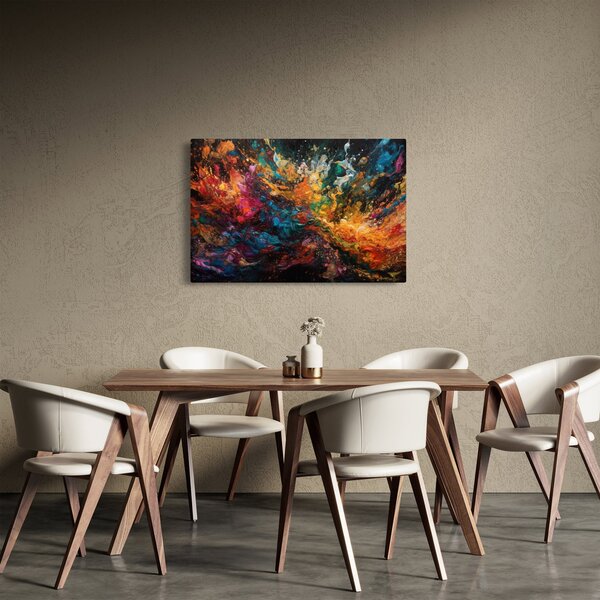 Kép - Színes absztrakció II. (90x60 cm)