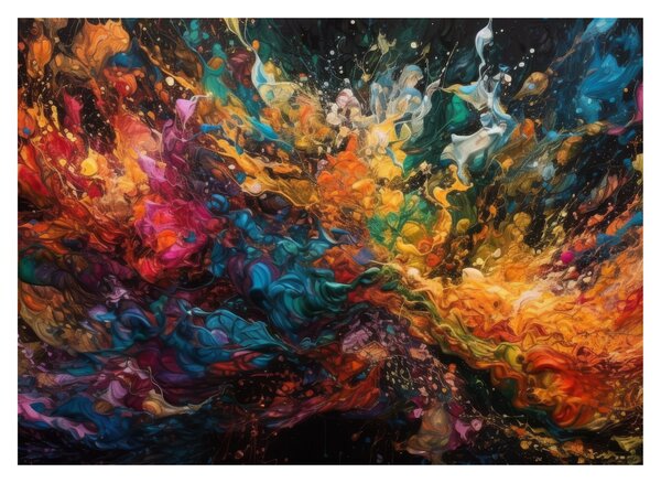 Kép - Színes absztrakció II. (70x50 cm)