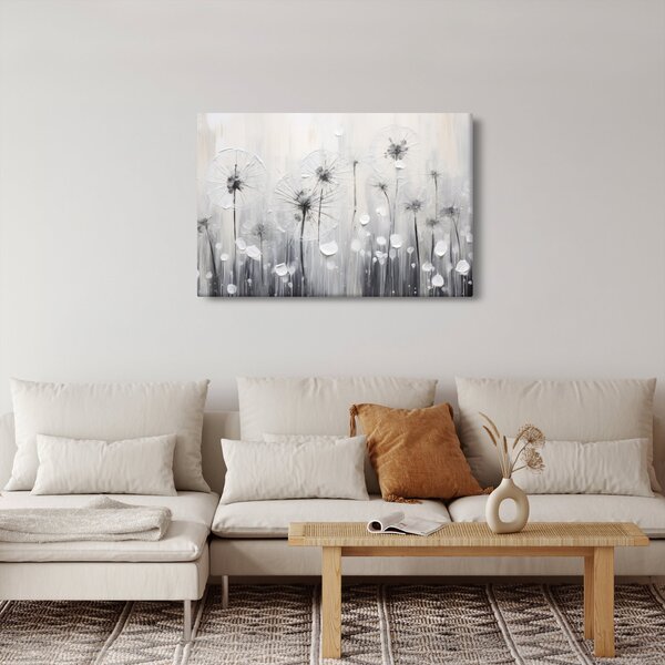 Kép - Pitypang, festés (90x60 cm)