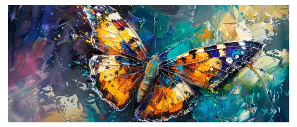 Kép - Pillangó, olajfestmény (120x50 cm)