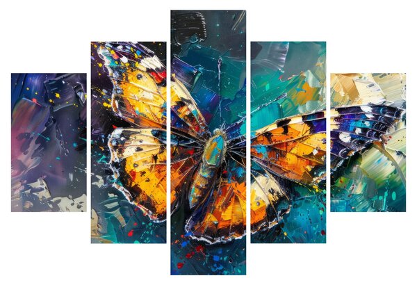 Kép - Pillangó, olajfestmény (150x105 cm)