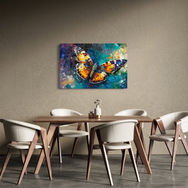Kép - Pillangó, olajfestmény (90x60 cm)