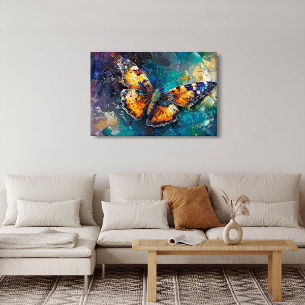 Kép - Pillangó, olajfestmény (90x60 cm)