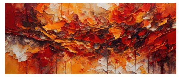 Kép - Absztrakció (120x50 cm)