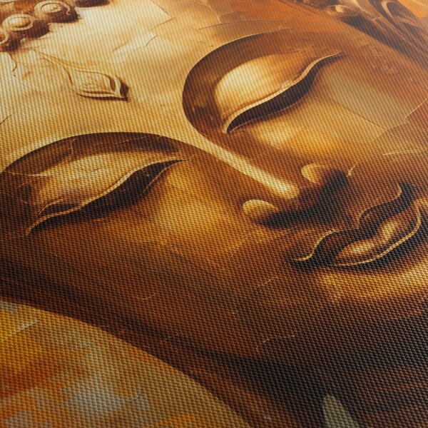 Kép - Buddha, olajfestmény (120x50 cm)