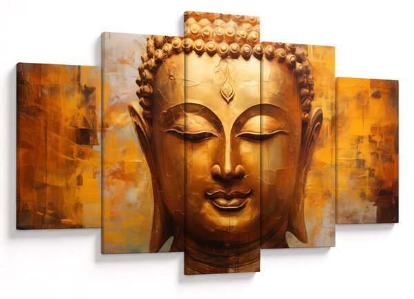 Kép - Buddha, olajfestmény (150x105 cm)