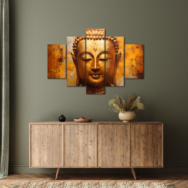 Kép - Buddha, olajfestmény (150x105 cm)