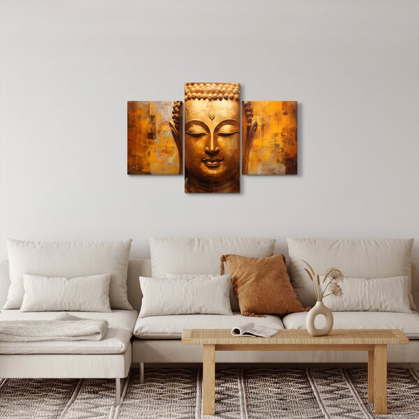 Kép - Buddha, olajfestmény (90x60 cm)