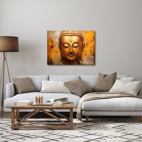 Kép - Buddha, olajfestmény (70x50 cm)
