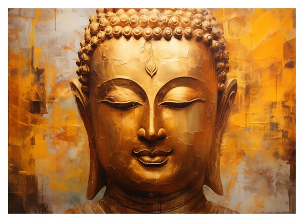 Kép - Buddha, olajfestmény (70x50 cm)