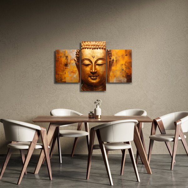 Kép - Buddha, olajfestmény (90x60 cm)