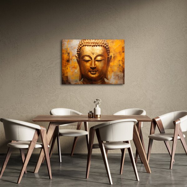 Kép - Buddha, olajfestmény (70x50 cm)