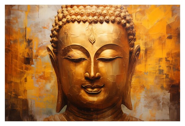 Kép - Buddha, olajfestmény (90x60 cm)