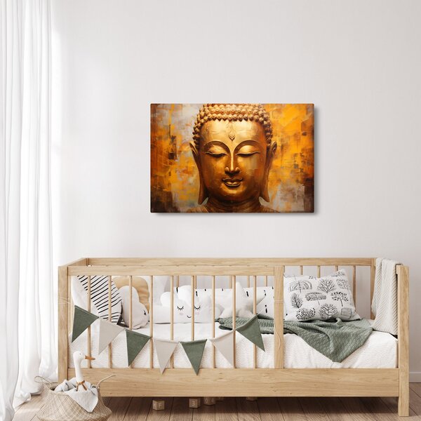 Kép - Buddha, olajfestmény (90x60 cm)