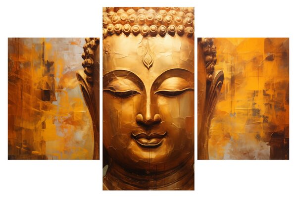Kép - Buddha, olajfestmény (90x60 cm)