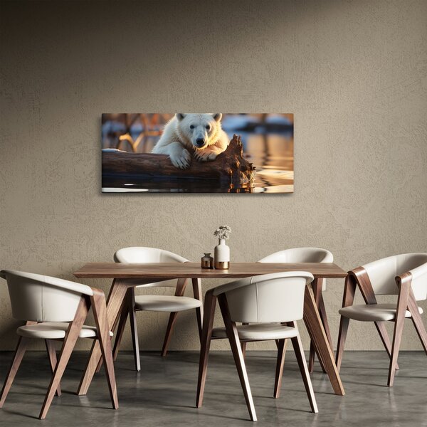 Kép - Jegesmedve (120x50 cm)