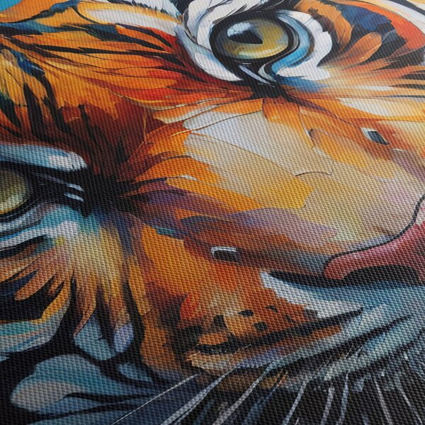 Kép - Tigris látképe, festmény (90x60 cm)