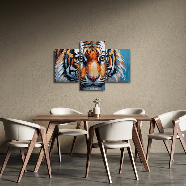 Kép - Tigris látképe, festmény (90x60 cm)