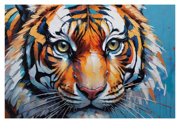 Kép - Tigris látképe, festmény (90x60 cm)