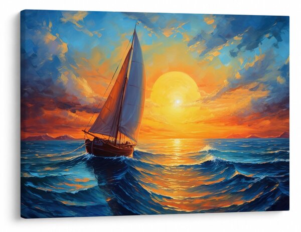 Kép - Vitorlások (70x50 cm)