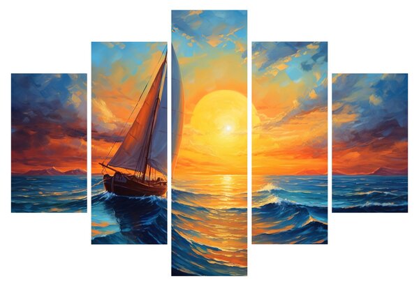 Kép - Vitorlások (150x105 cm)
