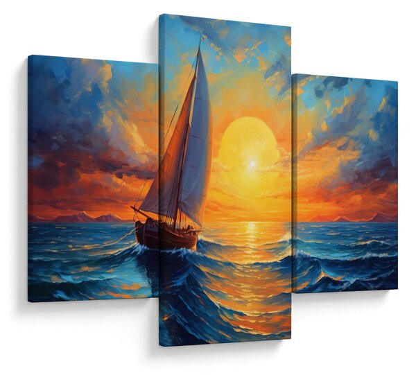 Kép - Vitorlások (90x60 cm)