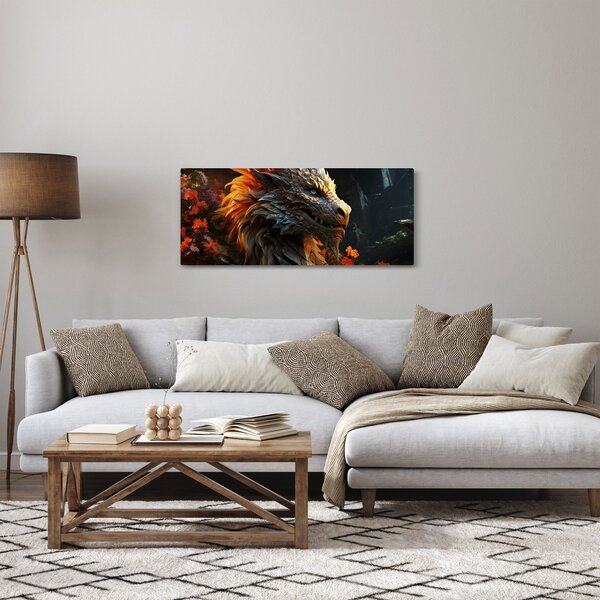 Kép - Sárkány (120x50 cm)