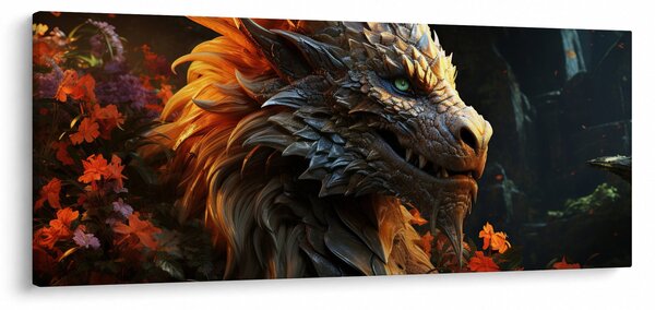 Kép - Sárkány (120x50 cm)