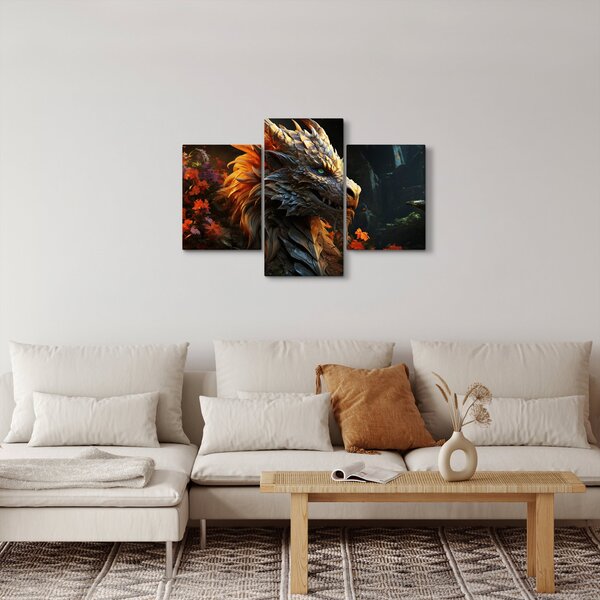 Kép - Sárkány (90x60 cm)